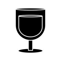 drink glass icon vector