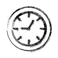 imagen del icono del reloj vector