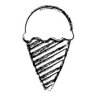 ice cream icon vector