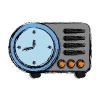 imagen del icono del reloj vector