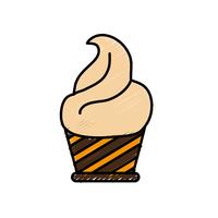 ice cream icon vector