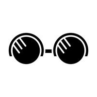 glasses accessory icon vector