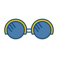 glasses accessory icon vector