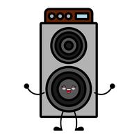 icono de altavoz de sonido vector