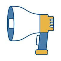 megaphone device icon vector