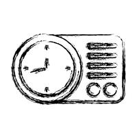 imagen del icono del reloj vector