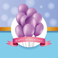 Happy mothers day card vector