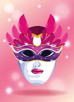 Mardi gras mask vector