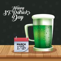 Happy saint patricks day vector