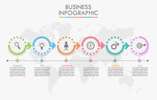 Business data visualization.  vector