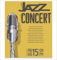 Jazz festival vector illustration