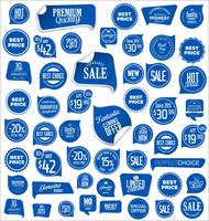 Modern badges stickers and labels collection vector