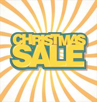 christmas sale background vector