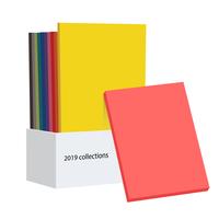 2019 color collections guide book for designer photographer and artists vector