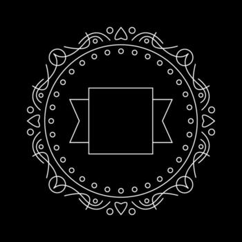 Classic Frame Logo Template. best for decoration vector