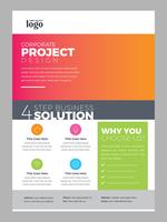 Corporate Flyer Template vector