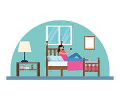 routines at home vector