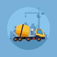 construction vehicle cartoon vector