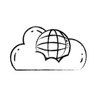 figure cloud data with global connection server