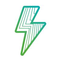 line energy hazard power symbol vector