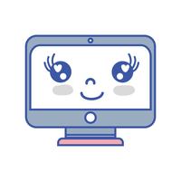 kawaii cute happy screen monitor