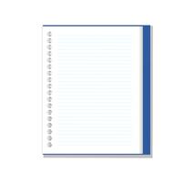 note book paper vector