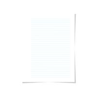 note book paper vector