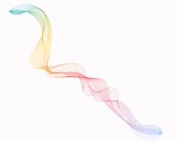 abstract lines wave Colors vector