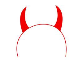 Satan devil horns vector