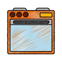 oven icon image vector