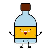 liquor bottle icon  vector