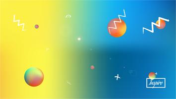 Colorful abstract space background picture blur. vector