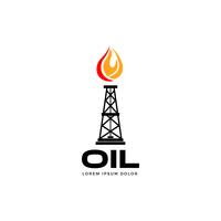 Oil Logo Design Symbol Icon vector