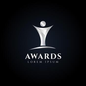 Silver Trophy Awards Logo vector