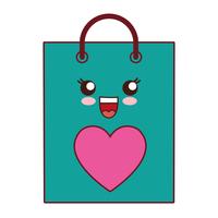 shopping bag icon vector