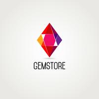 Logotipo de Geometry Gemstone vector