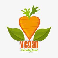 Diseño de comida vegana.