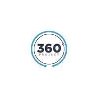 360 Circle Logo vector