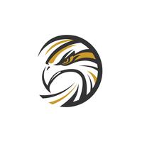 Circle Eagle Sea Hawk Logo vector