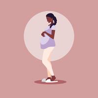 pregnant  woman avatar character