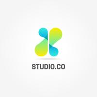 Dynamic Fluid Logo vector