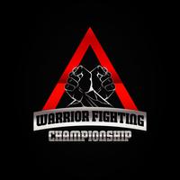 Dos puños en Triangle Fighting Logo vector