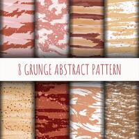 8 Line abstract pattern background set collection vector