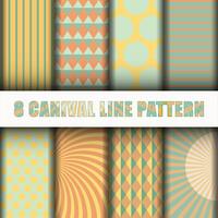8 Carnival line pattern background vector