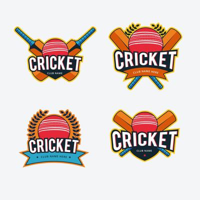 Cricket Logo Vector Art, Icons, and Graphics for Free Download