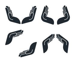 Protective Hand Icons