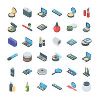 Beauty Products Icon Set