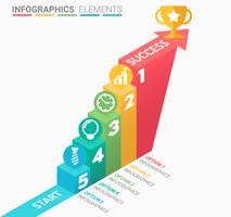 INFOGRAFÍA Diseño de negocios vector