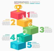 INFOGRAFÍA Diseño de elementos empresariales vector