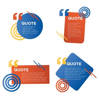 Quote Shapes Collection